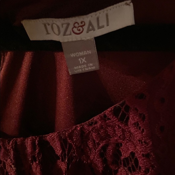 Roz & Ali beautiful shirt size 1x - Picture 5 of 6